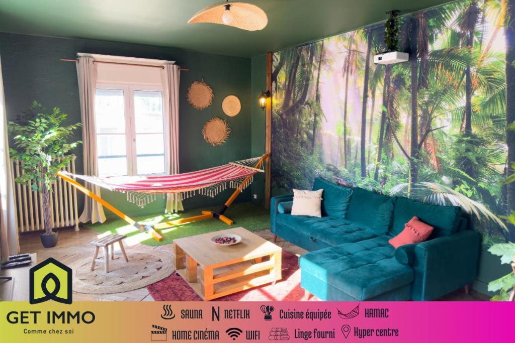 Jungle Urbain- Sauna - Cine - Hamac - Hyper Centre Amiens Extérieur photo